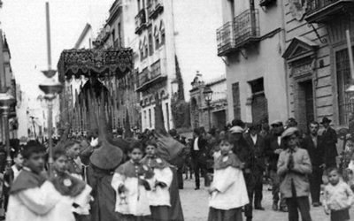 La Virgen camino de San Juan de la Palma (años 20)