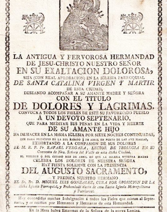Convocatoria de Septenario (1802)
