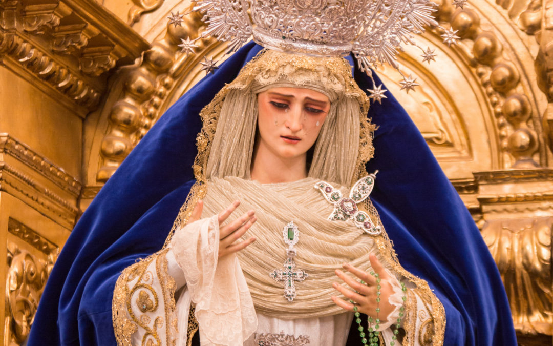 La Virgen de las Lágrimas para los Cultos Eucarísticos