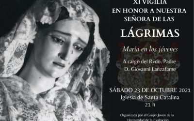 XI Vigilia de la juventud en torno a Nuestra Señora de las Lágrimas