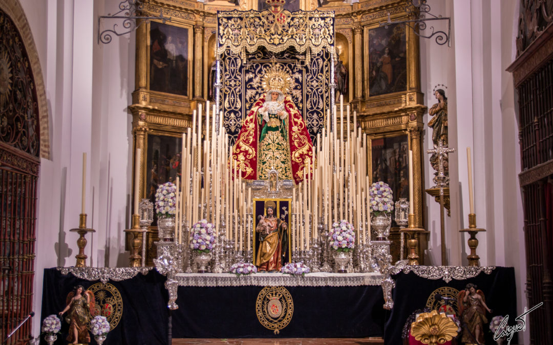 Altar de Triduo en honor a Nuestra Señora de las Lágrimas 2021