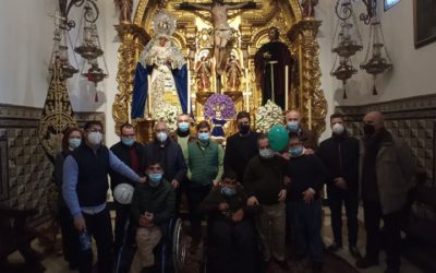 Cinco Lágrimas. Visita navideña de los ‘niños’ de la Orden de San Juan de Dios