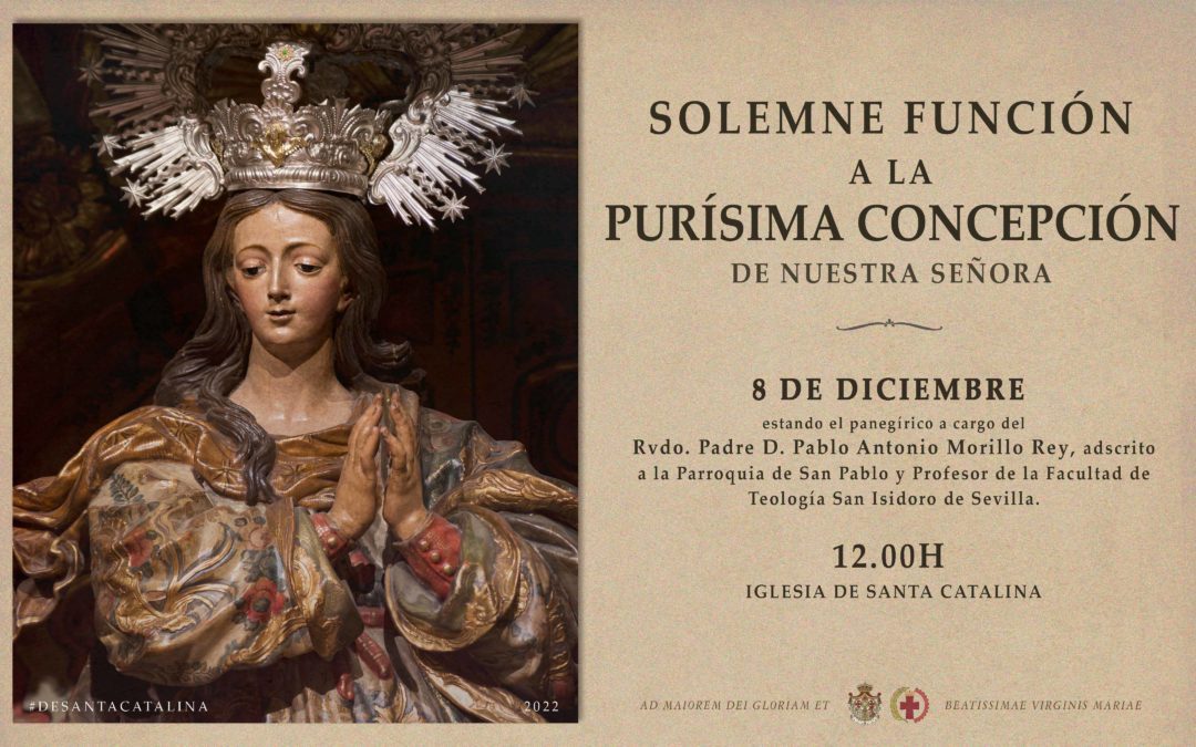 Solemne Función en honor a la Inmaculada Concepción de Nuestra Señora