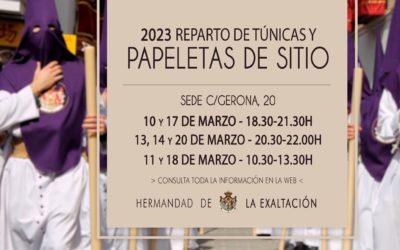 Acceso a hermanos para presenciar la salida del Stmo. Cristo de la Exaltación el Sábado Santo