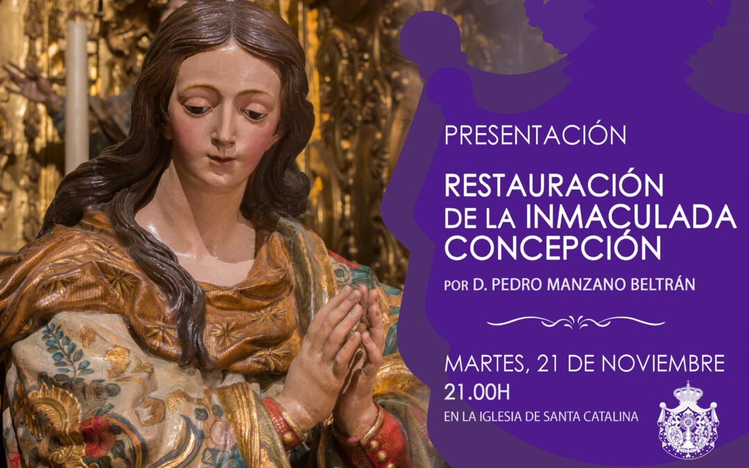 Presentación de la restauración de la Inmaculada Concepción