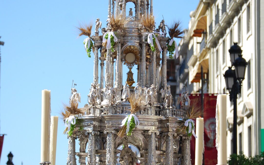 Participación corporativa en la procesión del Corpus Christi