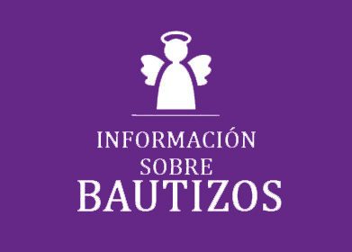 banner bautizos información sobre bautizos